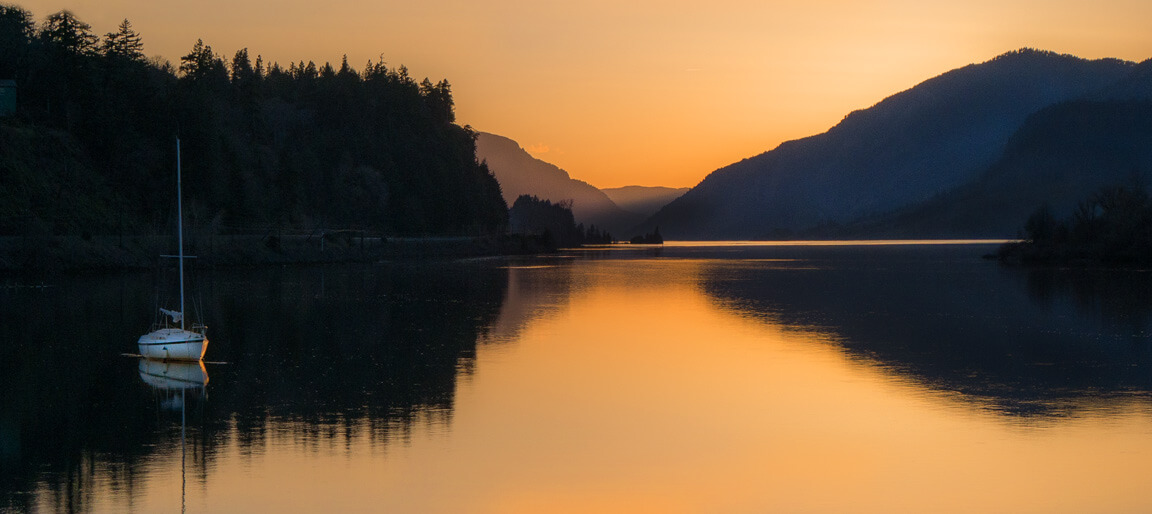 How I Made “Sunset on the Columbia River “