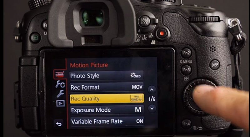 Mirrorless Video: GH4 Variable Frame Rate