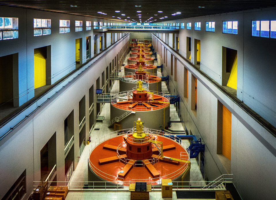 Bonneville Dam turbines