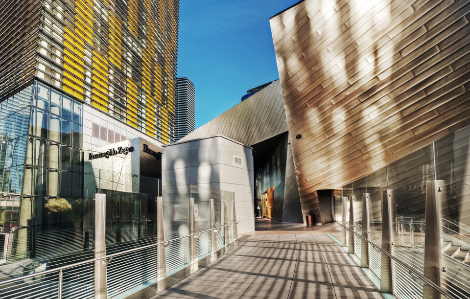 Las Vegas city center walkway