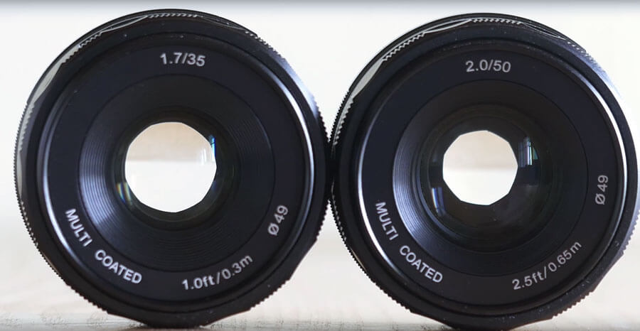Meike 50mm f/2 and 35mm f/1.7 Lenses